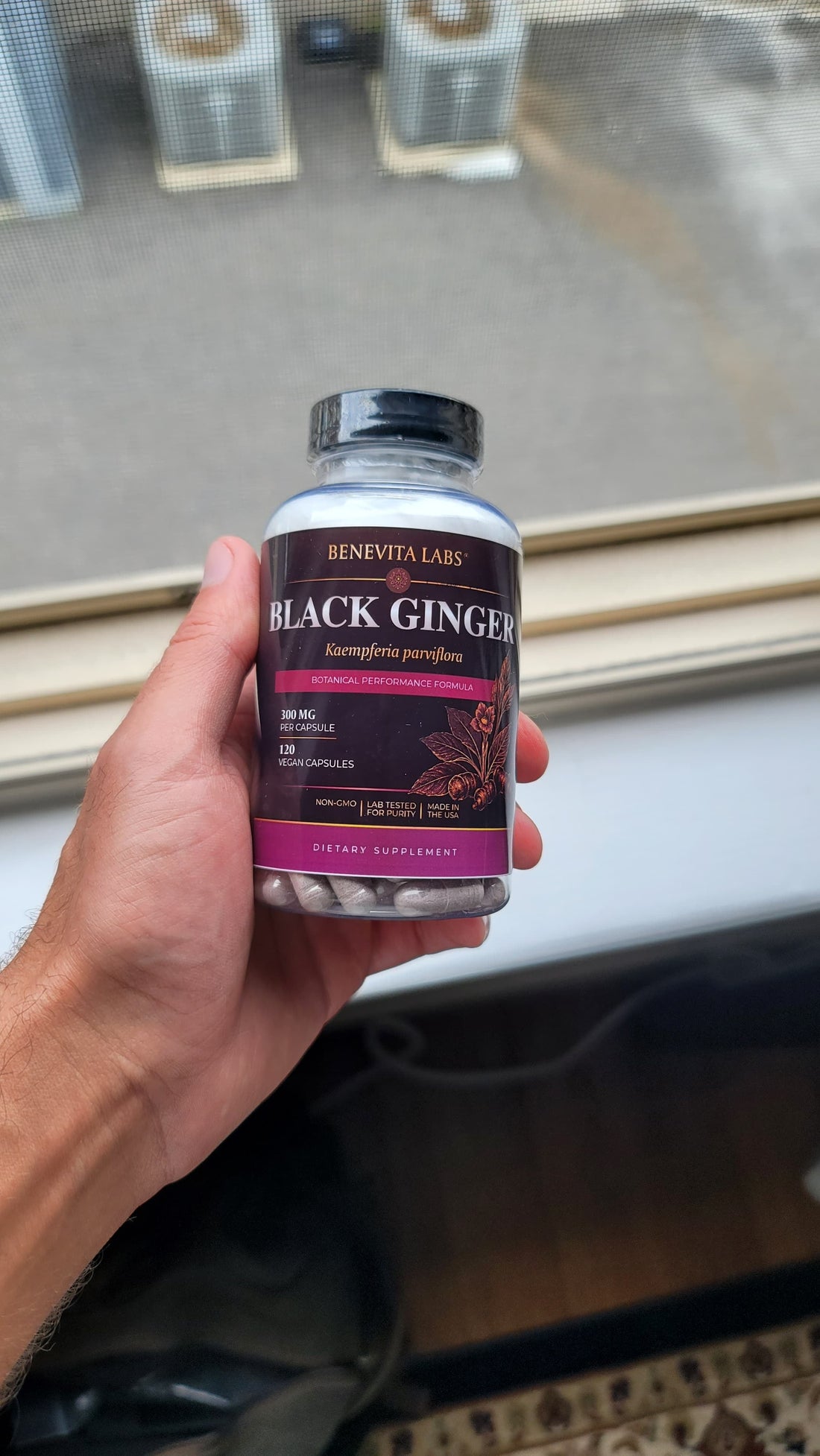 BeneVita Labs Black Ginger original bottle front